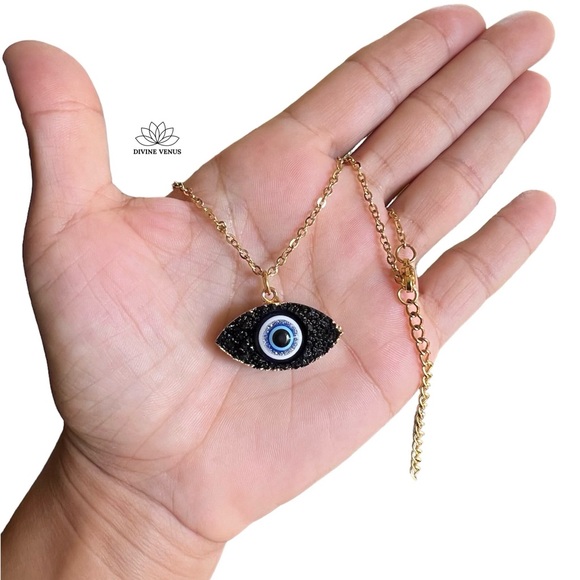 Evil Eye Necklace | Eye Am Protected Collection by Divine Venus | Gold Plated - Picture 11 of 11
